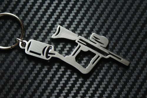 Paint ball gun keyring - keyring,