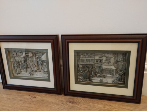 Vintage pair anton pieck - vintage,