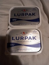 Butter Lurpak Spreadable 2 packs x400g= 800g Slightly salted. Free P&P.
