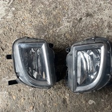 VW GOLF MK6 GTI GTD FRONT BUMPER FOG LIGHTS LAMPS PAIR OEM FIT 2009-2013