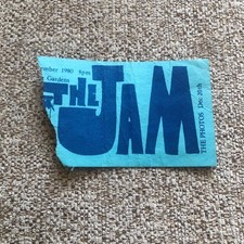 The Jam Paul Weller ticket