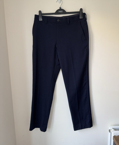 Men navy wool blend - m&s,