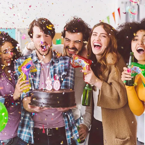 Party poppers confetti - 2x,