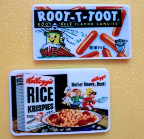 Vintage kitsch magnet set - kitsch,