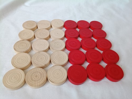 Set wooden backgammon - wooden,