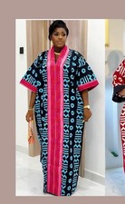 Ankara and aso oke dress - oke, for