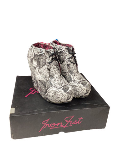 Iron fist monochrome floral - iron,