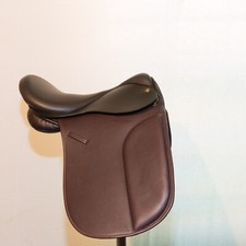 Childs 16" Leather Saddle Dark Havana (Brown) Wide Fitting