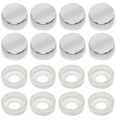 8pcs chrome screw cap - 8pcs,