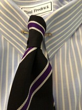 Cube-Ended Clip-on Collar Bar EUC