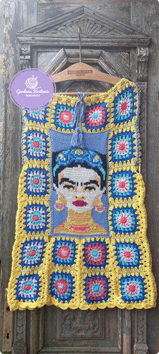 Frida kahlo skirt - frida, handmade