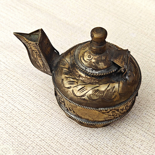 Small antique silver metal - small,