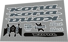 2007 Kona Blast Decal Set