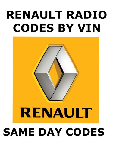 Renault radio code vin - renault,