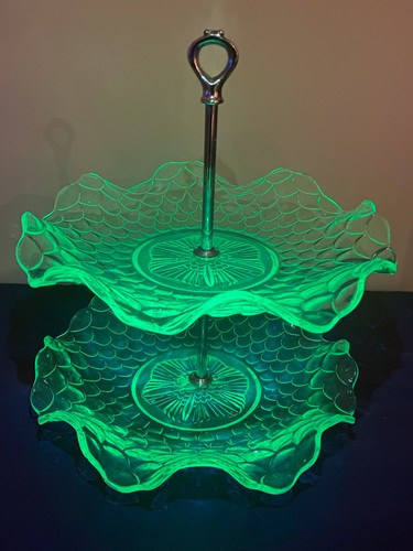 Bagley art deco uranium - art, green