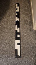 Black And White Chequered Pool Cue Case Used Condition