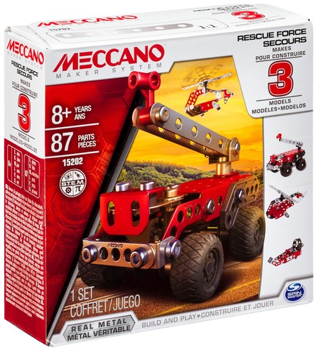 Meccano model set rescue - meccano,