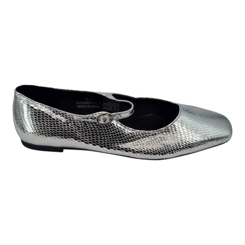 Womens metallic flat - m&s,