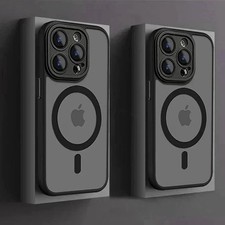 Shockproof MagSafe Case for iPhone 17 16 15 14 13 12 Pro Max Plus Lens Protector