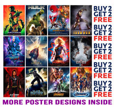 MARVEL MOVIE POSTERS ART