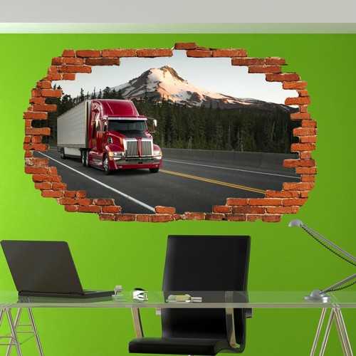 Power muscle truck - lorry, wall