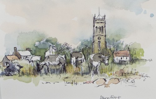 Original watercolour ink - watercolour, &