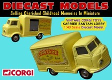 VINTAGE CORGI KARRIER BANTAM LUCOZADE LORRY OLD UK MADE 1:43 SCALE DIECAST MODEL