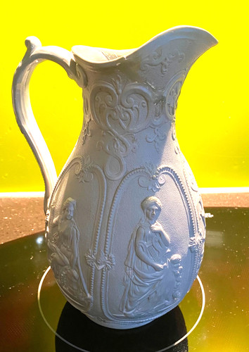Antique victorian 1862 glazed - antique,