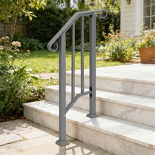 Wrought Iron Stair Handrail