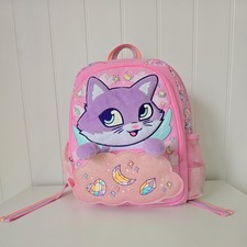 SMIGGLE Cat bag Junior Backpack Pink Cat 3D Detail