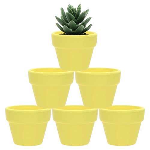 Pack mini terracotta pots - terracotta,