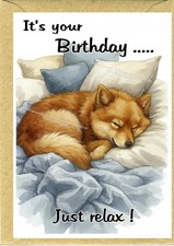 Finnish Spitz Dog (4"x 6")