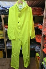 Dri Lite Yellow Waterproof Hooded Coverall Overall Boilersuit Workwear