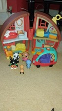 Bing bunny pllay House Set With flops  Car Bundle