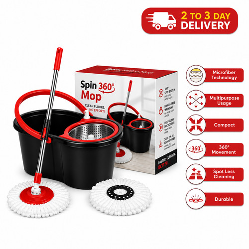 360 spin mop - 360°,