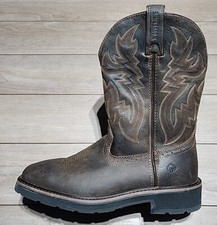 New Wolverine Men's Rancher Square-Toe W10704 Wellington Boot Leather Sz 9.5 EW