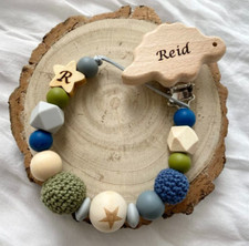 Personalised Dummy Holder Boy