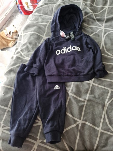 Boys navy blue adidas - blue,
