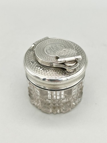 Victorian cut glass silver - cut,