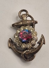 Vintage Anchor Brooch AB