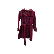 Hobbs Women's Trench Coat Beautiful MAGENTA / FUSCHIA SIZE 14 - GREAT CONDITION