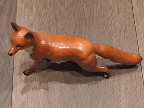 Beswick england large fox - large, 9"