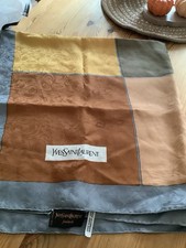 Yves Saint Laurent Vintage Silk Scarf Rare Collectible
