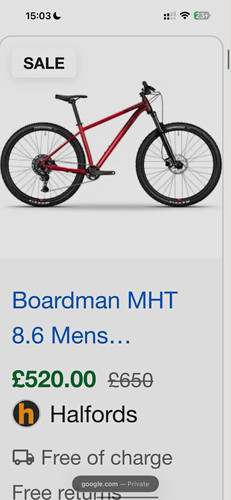 Boardman mht 29in - 29in, large