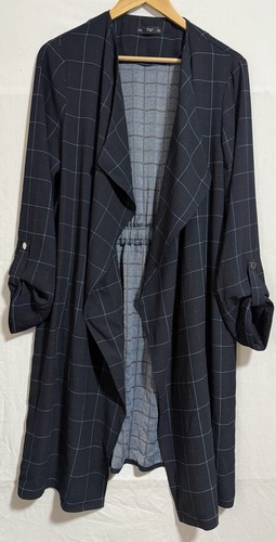 Navy check mix casual - navy,