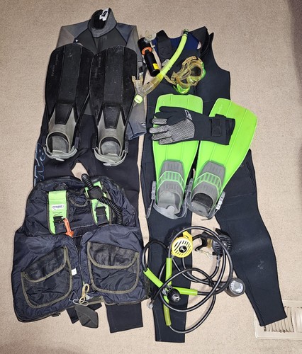 Scuba gear lot bundle bcd - gear, lot/bundle: