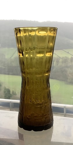 Vintage alsterfors amber glass - vintage,