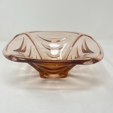 Vintage Sklo Union Pink Glass
