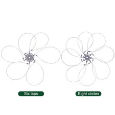 Crab Snare Trap Tool with 68 Stainless Steel Rings for Durable Outdoor Use