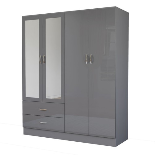 High gloss wooden door - high,